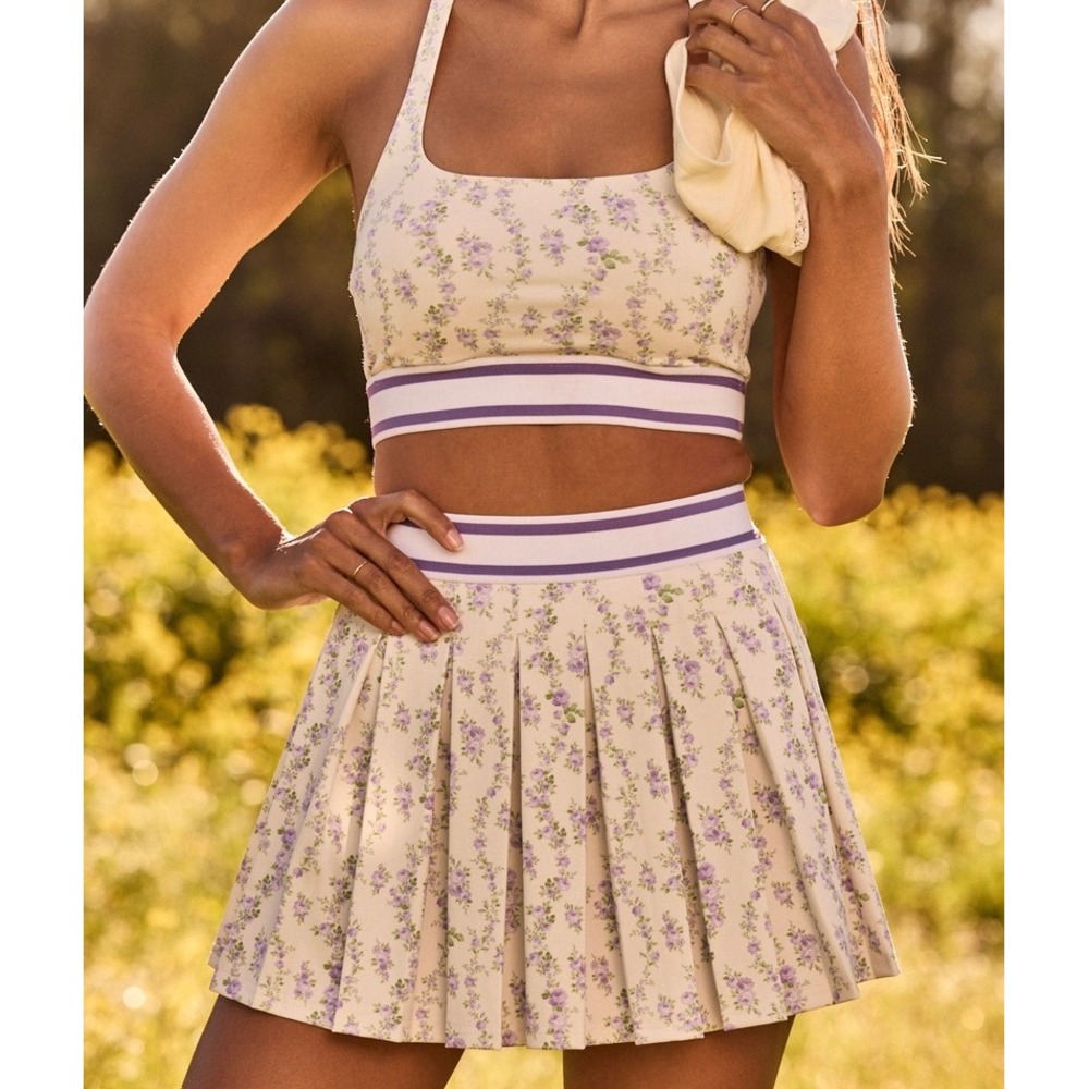 AS Revival Floral Active Skort Tennis Golf Size Medium